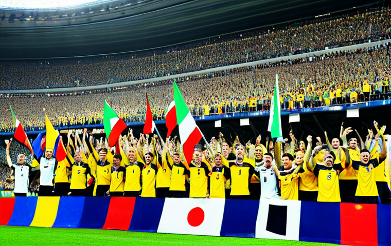 러시아에서 개최된 주요 스포츠 대회 - International Sportsmanship**
"A diverse group of fully clothed athletes from around the world stan... 러시아에서 개최된 주요 스포츠 대회 - International Sportsmanship**
"A diverse group of fully clothed athletes from around the world stan...