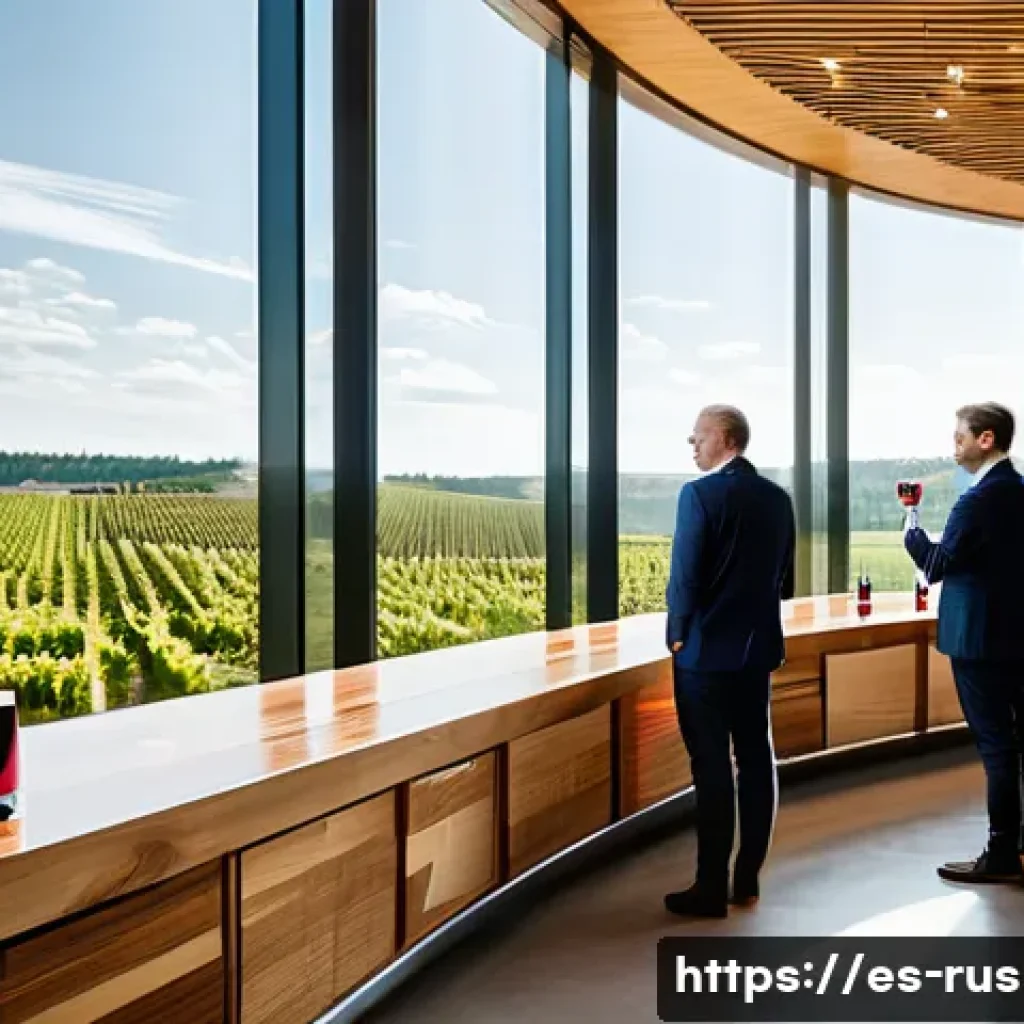 러시아 내 유명 와인 생산지 - A vibrant, modern winery located in the sunny Krasnodar region of Southern Russia. The architectural...