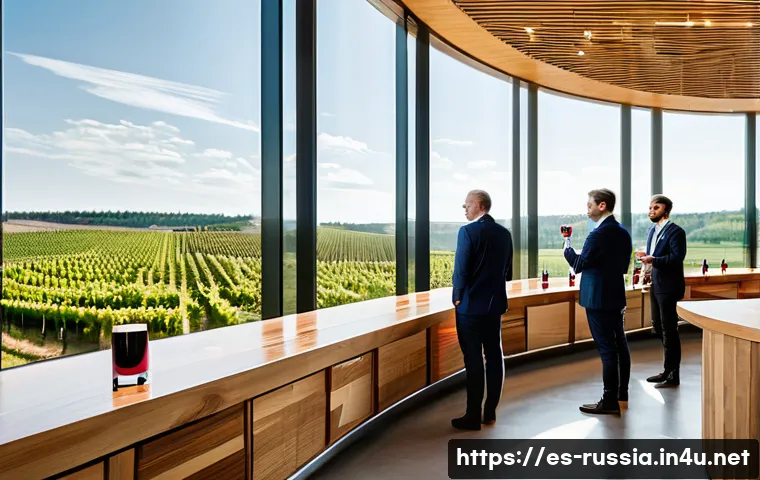 러시아 내 유명 와인 생산지 - A vibrant, modern winery located in the sunny Krasnodar region of Southern Russia. The architectural...